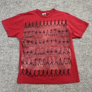 The Beatles T Shirt vtg 2007 Apple Music AOP Classic Rock Band Y2K Size Medium